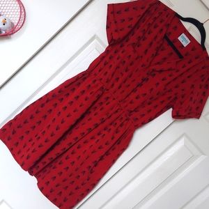 Red Insect Sundress